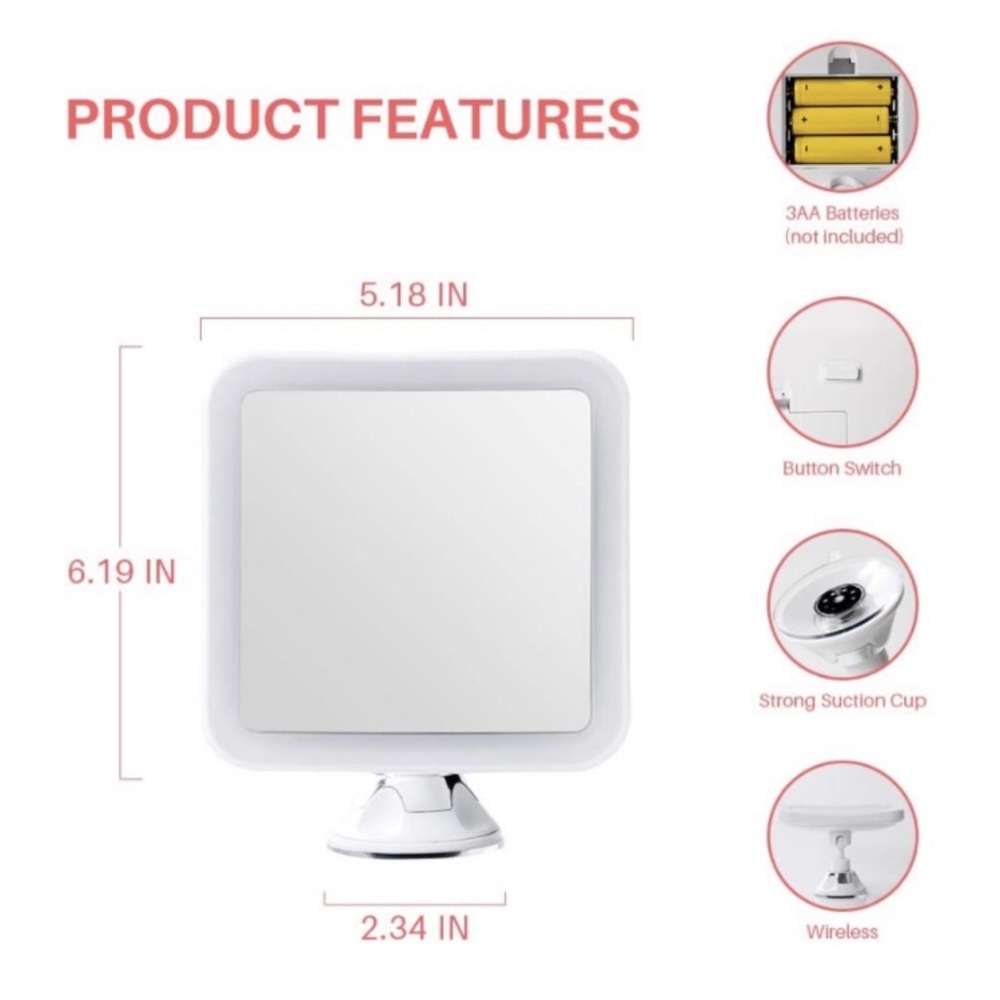 🪞 Magnifying Vanity Lighted Makeup Mirror 7X w/LED